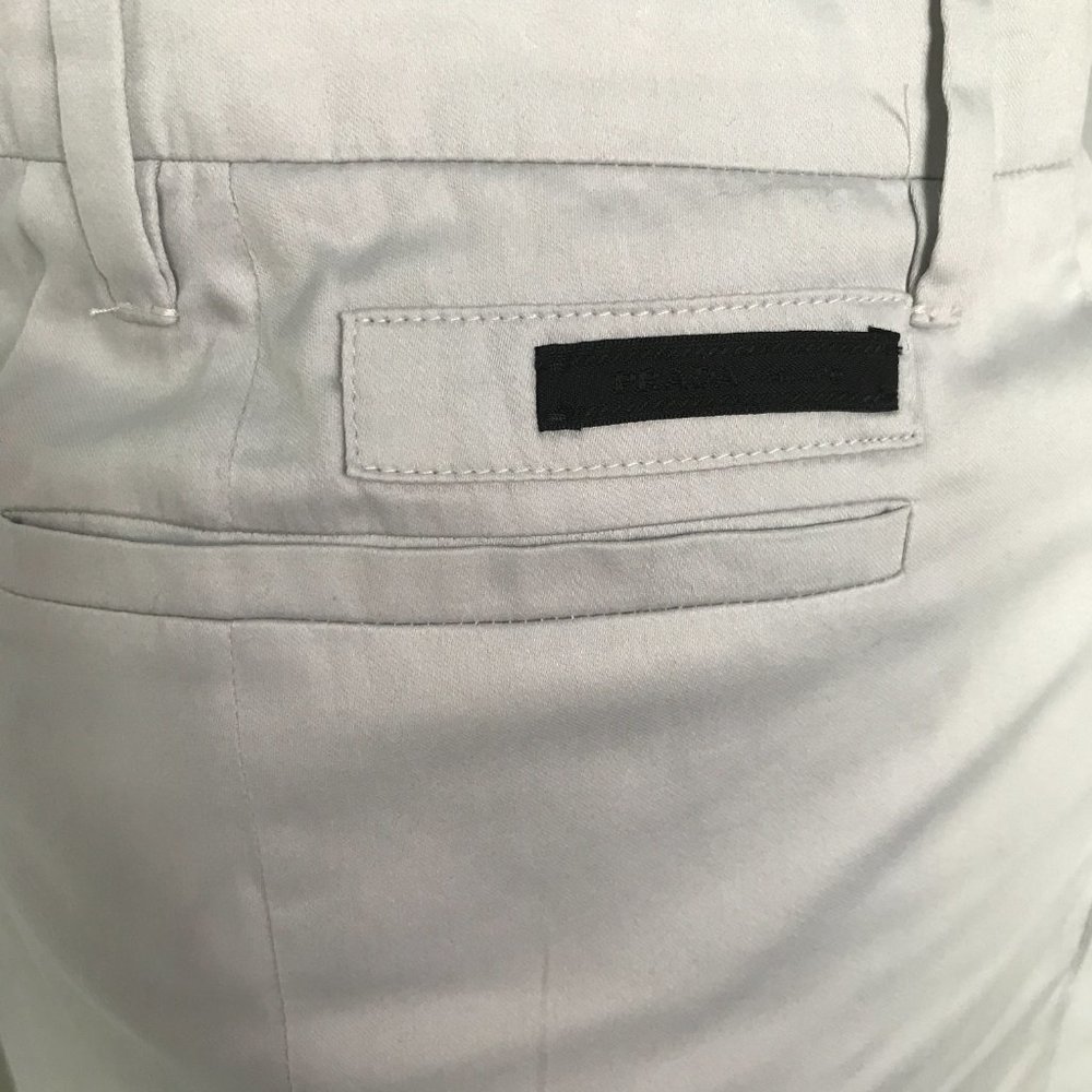 PRADA LIGHT GRAY SUMMER WOMEN ANKLE PANTS - Picture 9 of 11